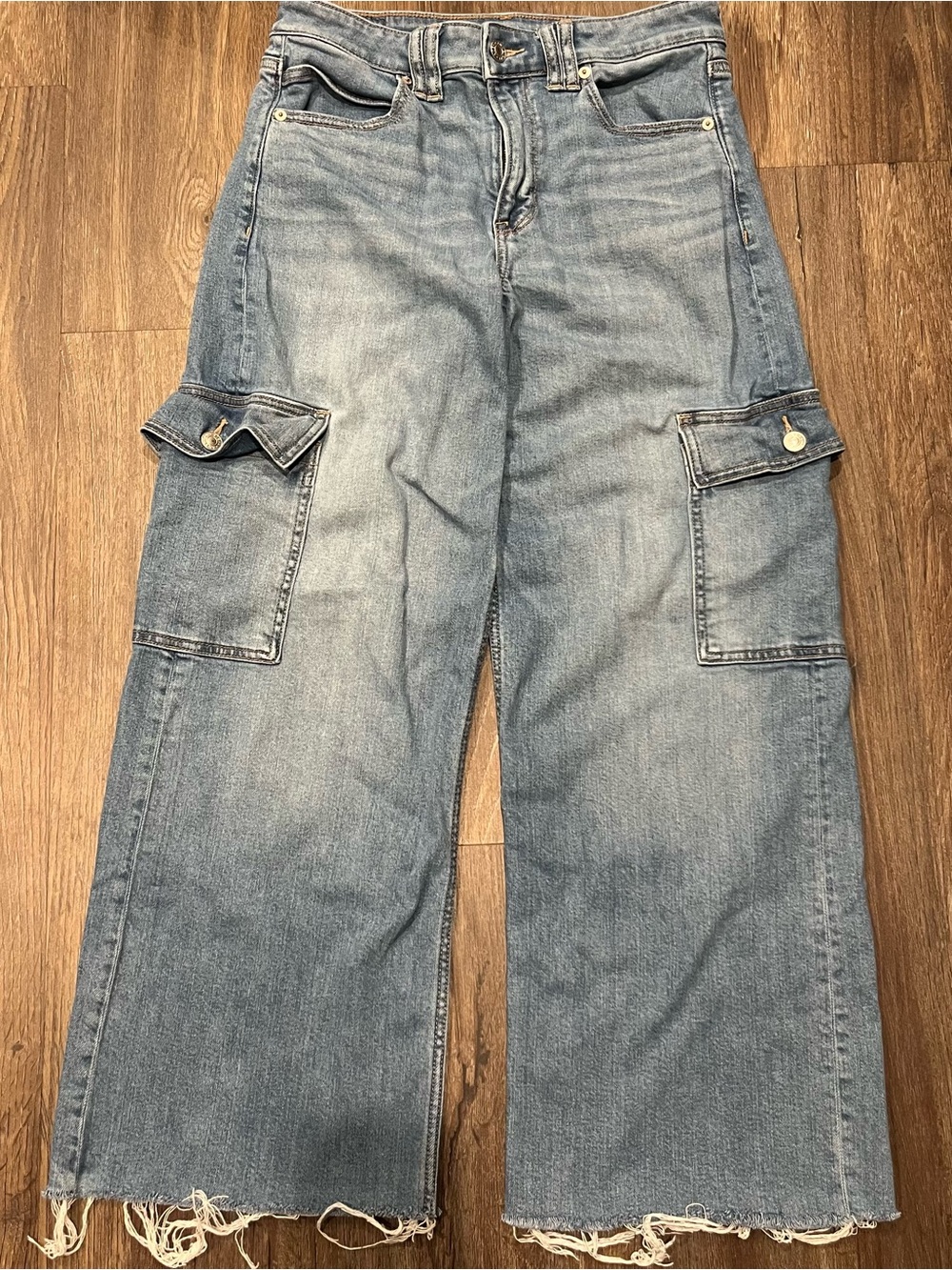 American Eagle Super High-Rise Baggy Wide Leg